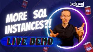  LIVE CODING: How to Install a new SQL Server INSTANCE  Q&A: 2-minute SQL