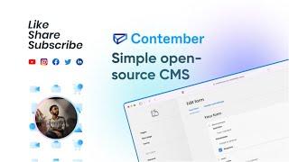 Simple open-source CMS | Contember