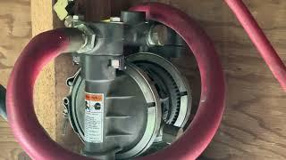 Compression Vacuum Pump to Prime Irrigation
