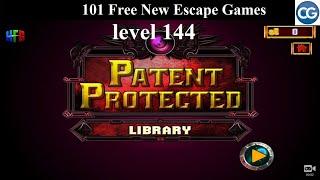 101 Free New Escape Games level 144 - Patent Protected  LIBRARY - Complete Game