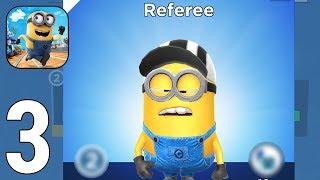 Despicable Me: Minion Rush Gameplay Walkthrough Part 3 - Referee Costume [iOS/Android Games]