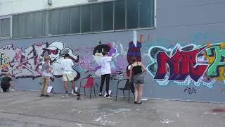Graffiti-Workshop mit Loomit