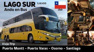 NEW BUS PUERTO MONTT SANTIAGO: LAGO SUR Marcopolo New G7 Scania buses