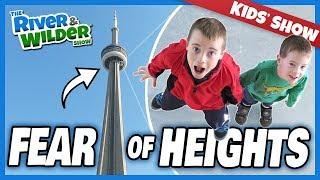 KIDS OVERCOME FEAR OF HEIGHTS 1000 FEET IN THE AIR