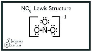 NO3- Lewis Structure: Draw Lewis Dot Structure of Nitrate Ion