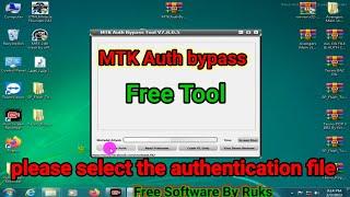 Please Select The Authentication File vis Sp Flash Tool MTK Auth Bypass Tool