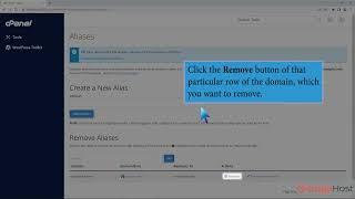 How to Remove Domain Alias or Parked Domain name in cPanel with OrangeHost