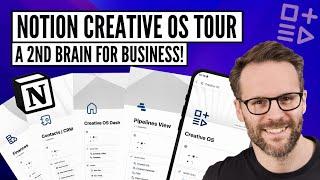 My Creative OS Notion Setup Guide: Organise Your Work In Notion!