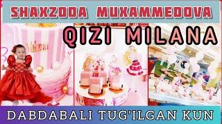 Milana Baby Tug'ilgan kuni || Shaxzoda Muxammedova qizi Milana tug'ilgan kuni