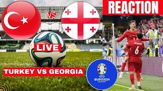 Turkey vs Georgia 3-1 Live Stream Euro 2024 Football Match Score Commentary Highlights Vivo Turkiye