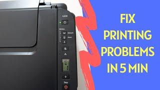 HOW TO FIX CANON G2010 PRINTING PROBLEM［IN 5 MIN］
