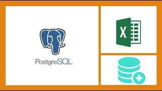 Importar base datos en Excel desde PostgreSQL.