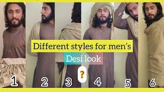 How To Wear A Shawl For Men’s || Desi style | Majid shah