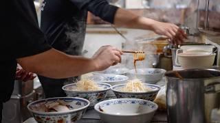 Ramen-Restaurant, das den Best Ramen Grand Prix in Kagoshima, Japan, gewonnen hat