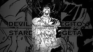 Devil Gene Vegito vs Stardust Gogeta#dragonballsuper #dragonball #dragonballz #manga #callmearj