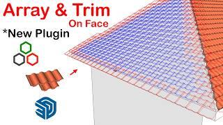 Curic Face Array Tutorial - New Plugin for SketchUp