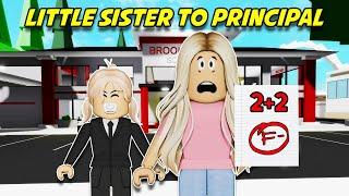 Little Sister Became Brookhaven PRINCIPAL.. (Roblox Brookhaven)
