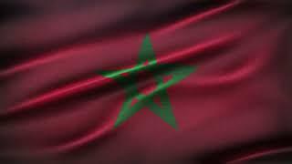 Morocco Flag Waving | GREEN SCREEN & CHROMA MATTE