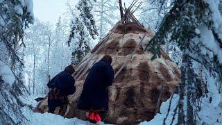 Ноw Forest nomads of Russia live in Far North. Khanty