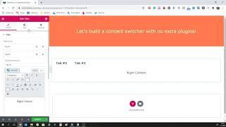 Elementor Content Switcher Without Plugin