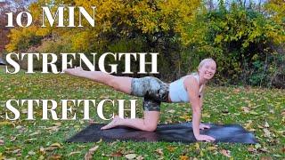 10 Min Quick Yoga Sequence to Build Strength + Mobility At Home