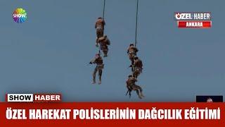 Özel Harekat Polislerinin dağcılık eğitimi