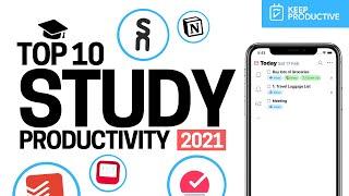 Top 10 Study Productivity Apps of 2021