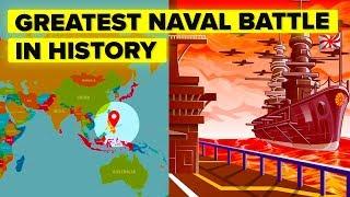 The Battle of Leyte Gulf - Most INSANE Naval Battle in History