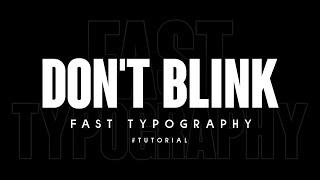 Don't Blink Typography Editing In Kinemaster!| Fast Typography | TUTORIAL | By MS TIPS AND TRICKS!