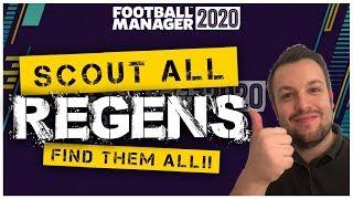 FM20 Guide | How To Scout and Find EVERY Regen Player in Football Manager 2020