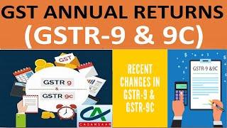 GSTR-9 GST ANNUAL RETURNS (GSTR-9 & 9C) for F.Y. 2021-2022 | Changes in GSTR 9 and GSTR 9C