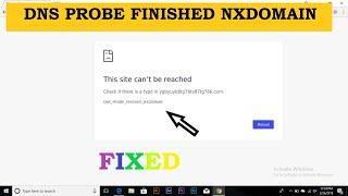 How to fix DNS_PROBE_FINISHED_NXDOMAIN in chrome | Chrome | Dns probe finished | windows 11