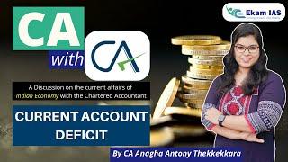 Current Account Deficit | UPSC CSE Prelims | Economy Current Affairs | Ekam IAS