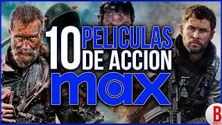 TOP 10 Mejores PELÍCULAS de ACCIÓN en MAX (HBO)