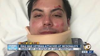 Iraq war veteran attacked at McDonald's