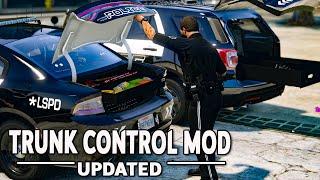 Trunk Control Mod Just Updated and it's Great - GTA 5 LSPDFR