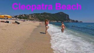 4K Cleopatra Beach Alanya Türkiye 2023 | Beach Walk Alanya Turkey #turkey #cleopatra #kleopatra
