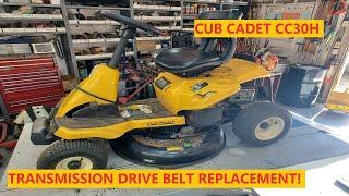 Cub Cadet CC30H | Transmission Drive Belt Replacement!