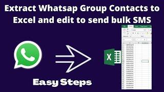 How To Extract WhatsApp Contacts From Any WhatsApp Group Step By Step