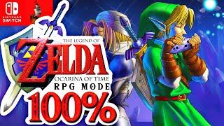 The Legend Of Zelda Ocarina Of Time RPG Mode - 100% Longplay Full Game Walkthrough Gameplay Guide