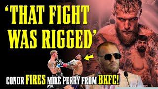 Mike Perry RELEASED from BKFC after Jake Paul KO! Conor McGregor goes THERMONUCLEAR!