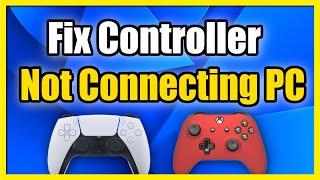 How to FIX Xbox or PS5 Controller Won't Connect to PC (Fast Tutorial)