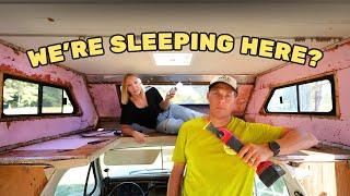 We Rebuilt Our Rotten Motorhome Front Over Cab  [RV Renovation]