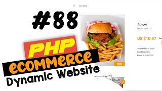 #88 PHP Ecommerce website development | Resize uploaded images | MVC OOP - Quick programming