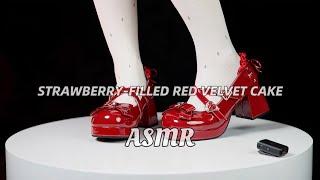 ［4K HDR］ASMR | raw audio shoe wearing | stockings | feet | nylons | legs | heels