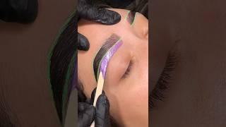 Brow waxing process  #browshaping #browlamination #browlaminationandtint