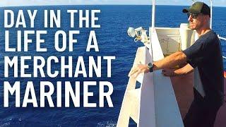 DAY IN THE LIFE OF A MERCHANT MARINER | ABLE-BODIED SEAMAN | WATCH STANDER | LIFE AT SEA