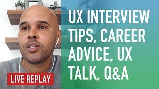 Career Advice, Interviewing Tips, UX Design, Q&A - Sep 8th, 2020