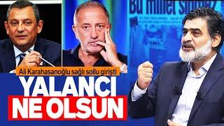 FATİH ALTAYLI VE ÖZGÜR ÖZEL'İ PERİŞAN EDEN SÖZLER. ALİ KARAHASANOĞLU SESLİ MAKALE