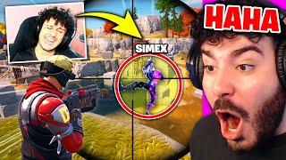 Ich STREAMSNIPE IHN bis zum RAGEQUIT mit Renegade Raider, doch dann ... Fortnite